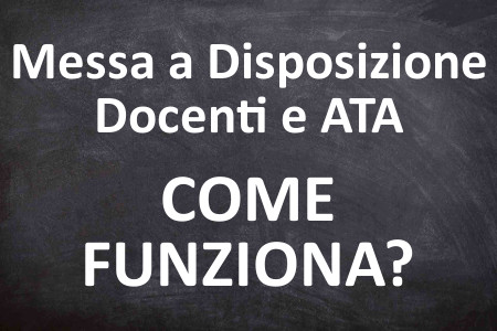 Mad Messa A Disposizione Docenti E Ata Come Funziona